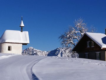 Haus Matschwitz im Winter 