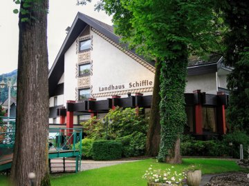 Aussenansicht des Hotel Schiffle in Hohenems