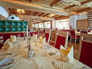 Restaurant im Hotel Bellevue in Lech