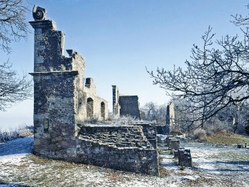 Festungsruine Hohentwiel - im Winter