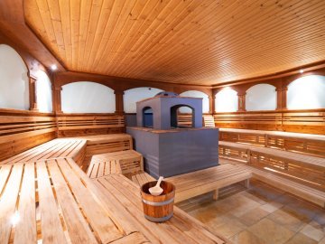 Saunabereich in der Therme Meersburg am Bodensee