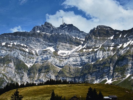 Säntis der Berg in der Schweiz