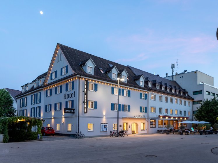 Aussenansicht des Hotel Messmer in Bregenz