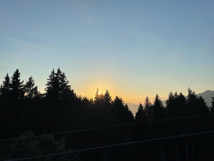 Muttersberg Sonnenuntergang